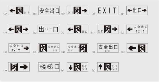 BXE8460防爆標(biāo)志燈標(biāo)識(shí)圖案